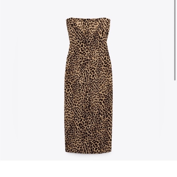ZARA Leopard Dress - Picture 3 of 8